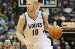 Chase Budinger out with knee injury.