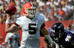 Jeff Garcia during the 2004 opener.
Chuck Crow, The Plain Dealer