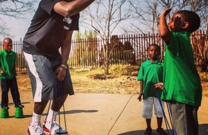 Kyrie Irving visits South Africa.