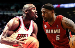 LeBron James always thought about playing Michael Jordan.