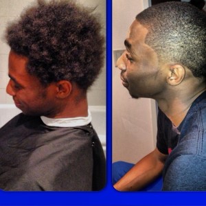 Andrew Wiggins Gets Haircut.